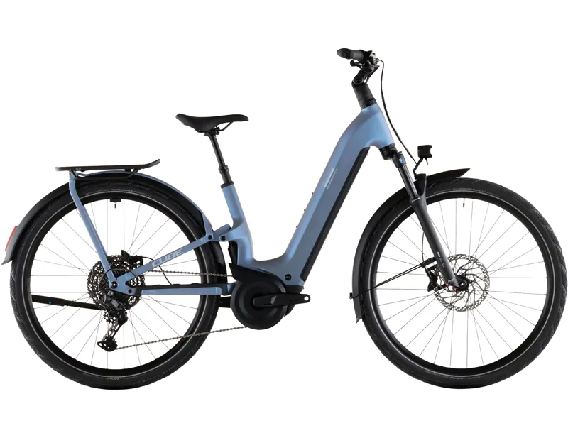 Cube Kathmandu Hybrid One11 HPC Pro 800 Electric Carbon bike 2027 in Hazeblue/Blue