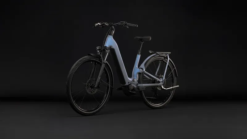 Cube Kathmandu Hybrid One11 HPC Pro 800 Electric Carbon bike 2027 in Hazeblue/Blue-2