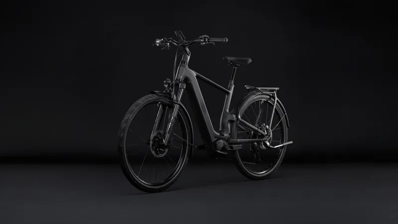 Cube Kathmandu Hybrid One11 HPC SLT 800 Electric Carbon bike 2027 in Carbon/Silverdust-3