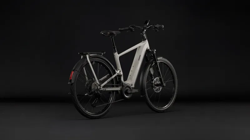 Cube Kathmandu Hybrid One11 HPC SLT 800 Electric Carbon bike 2027 in Glintsand/Oatgrey-4