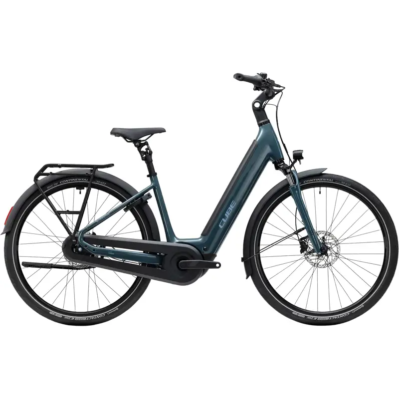 Balfes Bikes Cube Supreme Hybrid Comfort One 600 Electric Aluminium bike 2027 in Storm/Reflex | Free postage over £30, £10 off first order, price match & 0% finance.