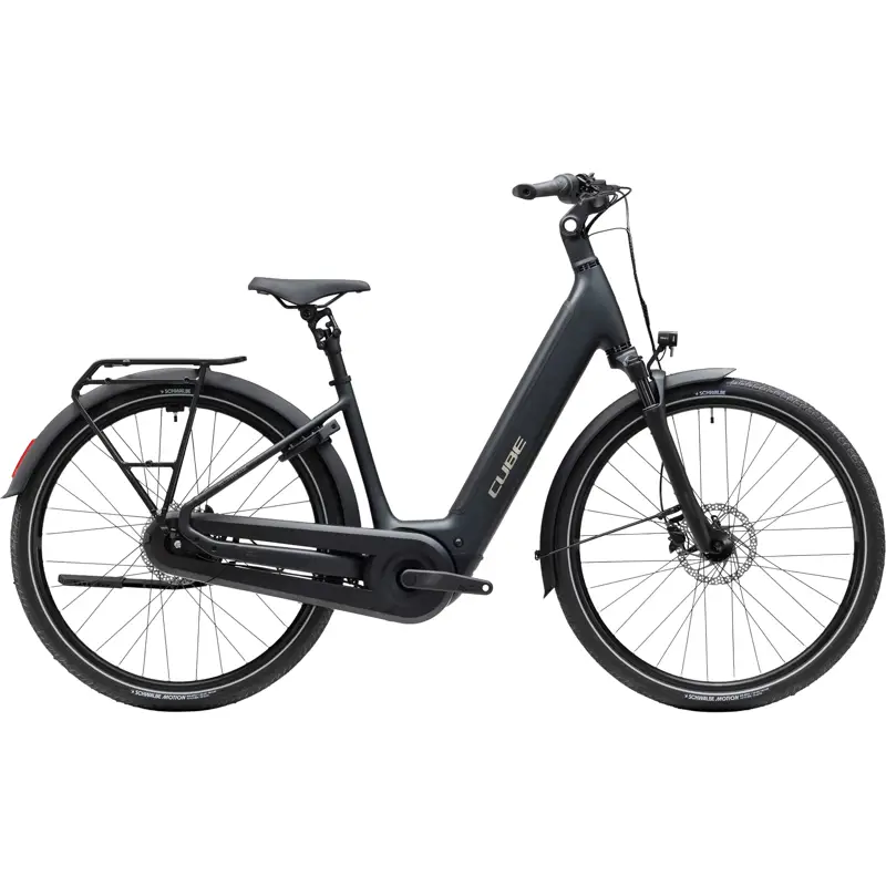 Balfes Bikes Cube Supreme Hybrid Comfort Pro 600 Electric Aluminium bike 2027 in Grey/Chrome | Free postage over £30, £10 off first order, price match & 0% finance.