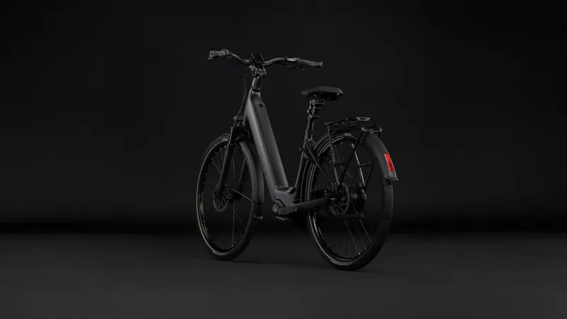 Cube Supreme Hybrid Comfort Pro 600 Electric Aluminium bike 2027 in Grey/Chrome-1