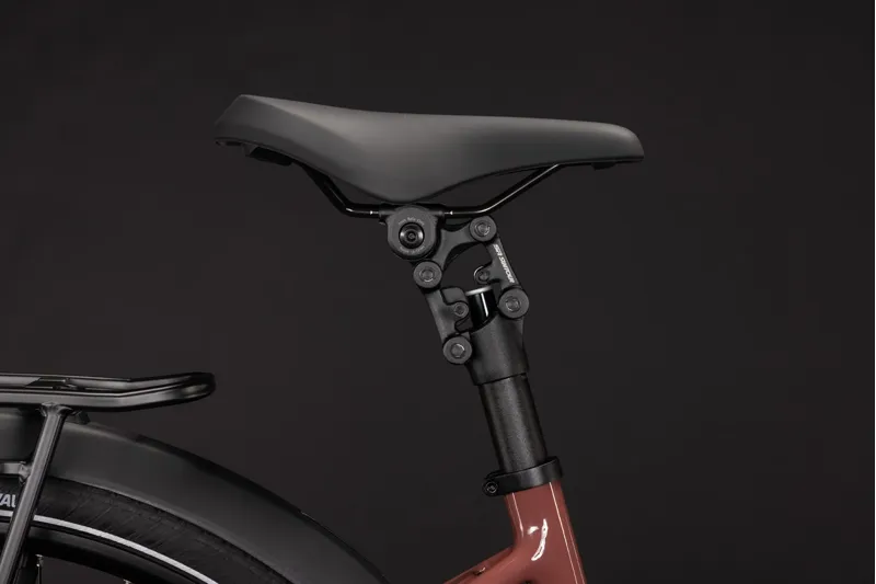 Cube Supreme Hybrid Comfort Pro 600 Electric Aluminium bike 2027 in Burgundy/Claret-8