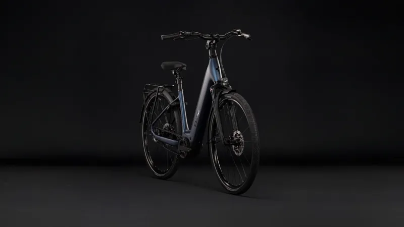 Cube Supreme Hybrid Deluxe One 600 Electric Aluminium bike 2027 in Navyblack/Black-5