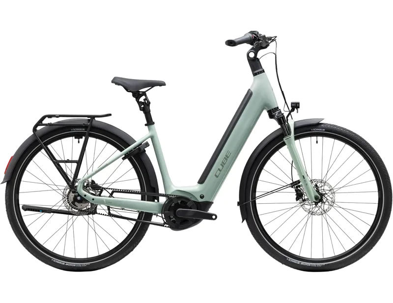 Cube Supreme Hybrid Deluxe One 600 Electric Aluminium bike 2027 in Aloegreen/Reflex