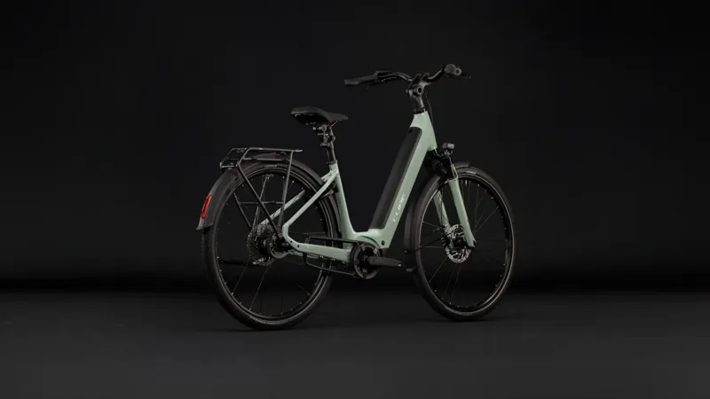 Cube Supreme Hybrid Deluxe One 600 Electric Aluminium bike 2027 in Aloegreen/Reflex-3