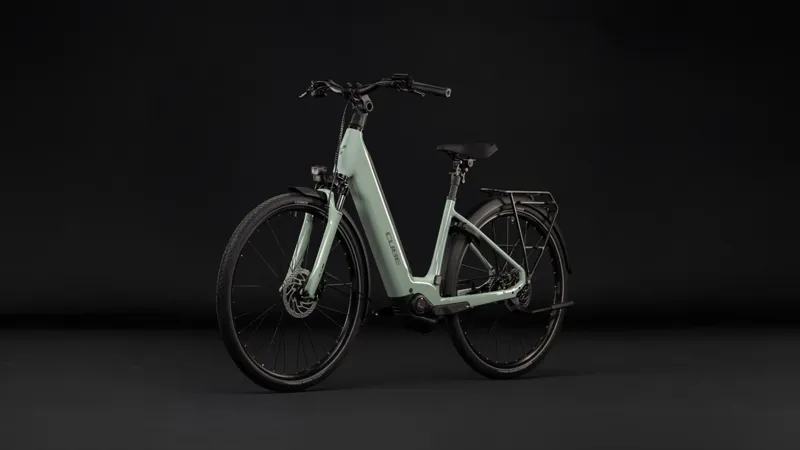 Cube Supreme Hybrid Deluxe One 600 Electric Aluminium bike 2027 in Aloegreen/Reflex-2