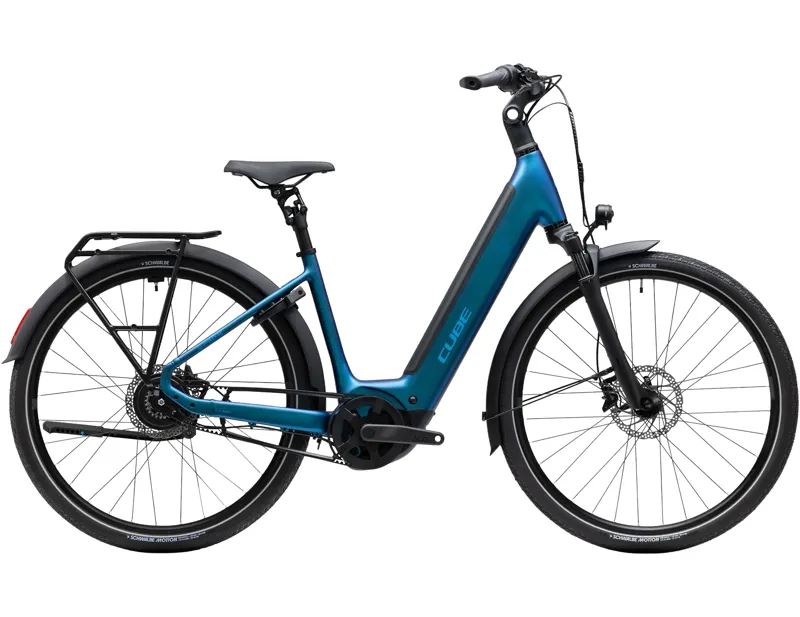 Cube Supreme Hybrid Deluxe Pro 600 Electric Aluminium bike 2027 in Nebula/Blue