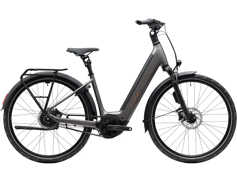 Cube Supreme Hybrid Deluxe SLX 600 Electric Aluminium bike 2027 in Teak/Chrome