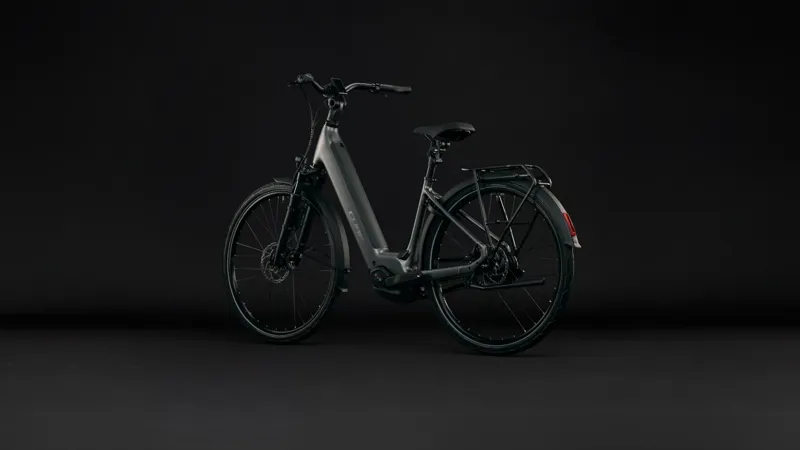 Cube Supreme Hybrid Deluxe SLT 600 Electric Aluminium bike 2027 in Slabgrey/Chrome-2