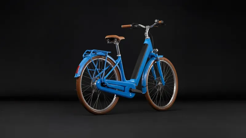 Cube Aruba Hybrid 600 Electric bike Aluminium Easy Entry Frame 2027 in Deepsky/Brown-3