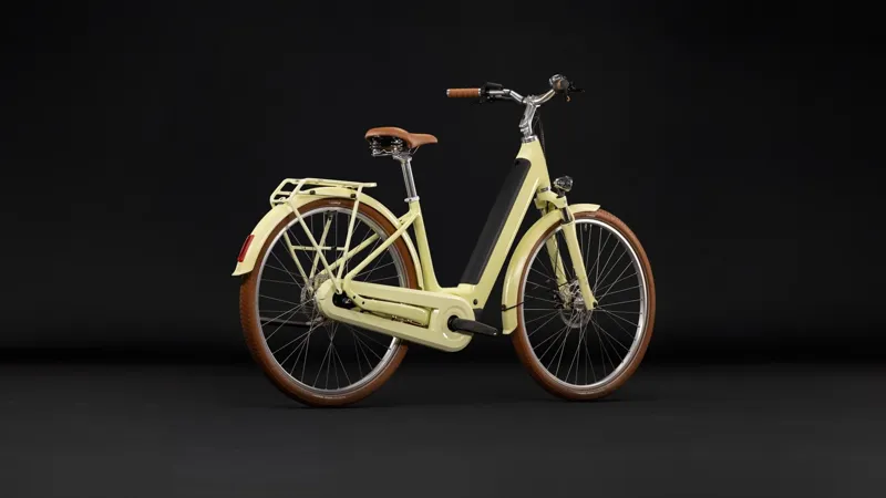 Cube Aruba Hybrid 600 Electric bike Aluminium Easy Entry Frame 2027 in Sunnyday/Brown-4