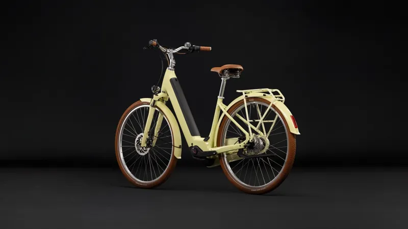 Cube Aruba Hybrid 600 Electric bike Aluminium Easy Entry Frame 2027 in Sunnyday/Brown-2