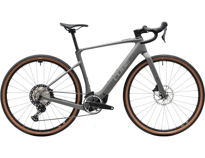 Cube Nuroad Hybrid C:62 Race 400X Carbon Electric bike 2027 in Oldgrey/Grey