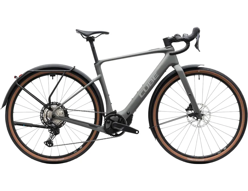 Cube Nuroad Hybrid C:62 Race 400X FE Carbon Electric bike 2027 in Oldgrey/Grey