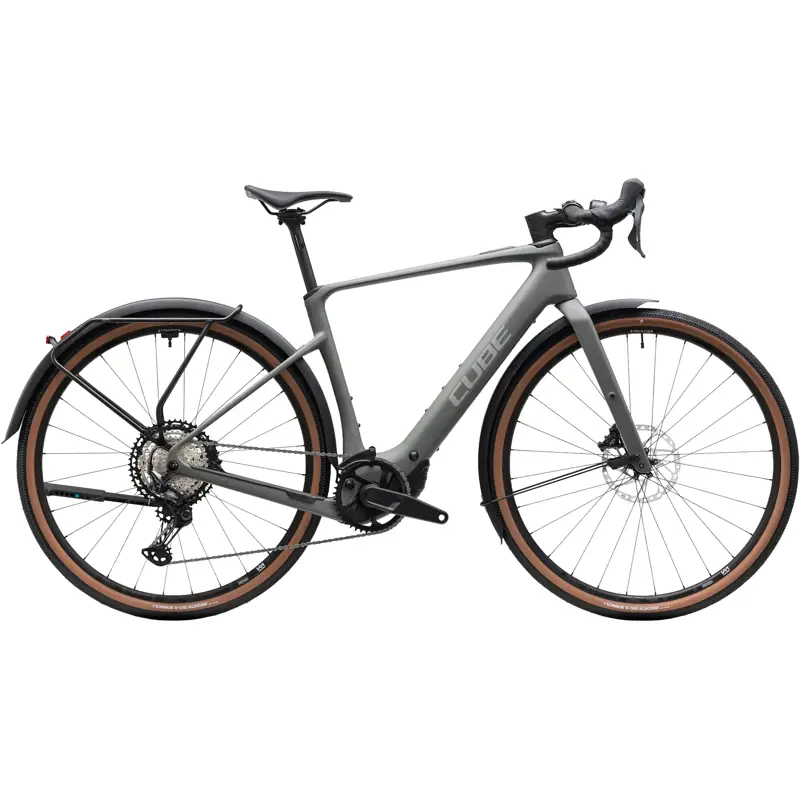 Balfes Bikes Cube Nuroad Hybrid C:62 Race 400X FE Carbon Electric bike 2027 in Oldgrey/Grey | Free postage over £30, £10 off first order, price match & 0% finance.
