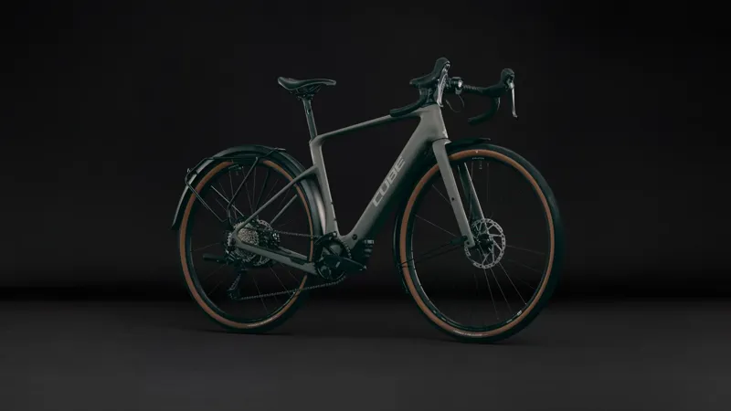 Cube Nuroad Hybrid C:62 Race 400X FE Carbon Electric bike 2027 in Oldgrey/Grey-5