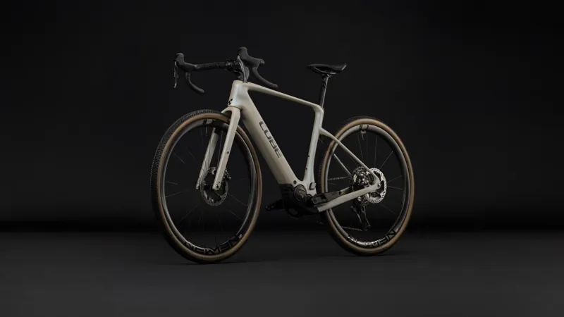 Cube Nuroad Hybrid C:62 SLX 400X Carbon Electric bike 2027 in Glintsand/Black-3