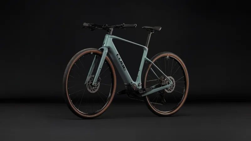 Cube Nulane Hybrid C:62 Race 400X Carbon Electric bike 2027 in Seagrey/Black-3