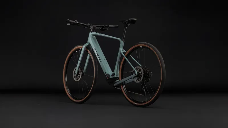 Cube Nulane Hybrid C:62 Race 400X Carbon Electric bike 2027 in Seagrey/Black-2
