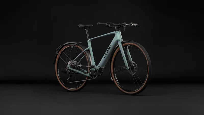 Cube Nulane Hybrid C:62 Race 400X FE Carbon Electric bike 2027 in Seagrey/Black-5