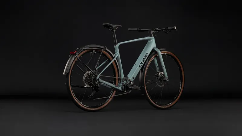 Cube Nulane Hybrid C:62 Race 400X FE Carbon Electric bike 2027 in Seagrey/Black-4