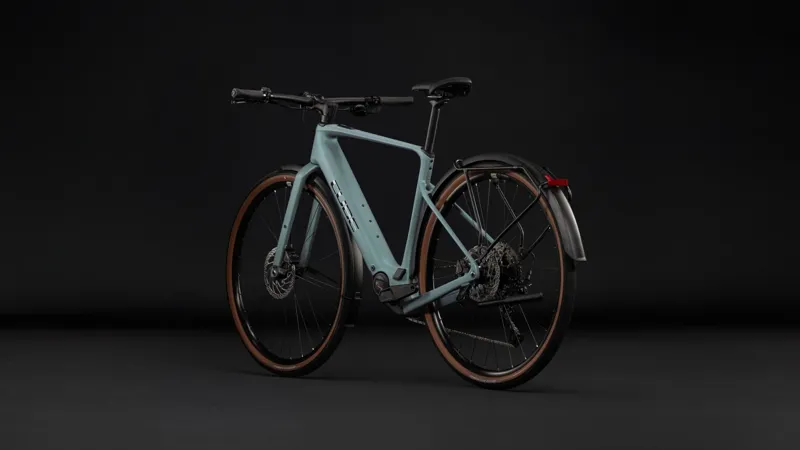 Cube Nulane Hybrid C:62 Race 400X FE Carbon Electric bike 2027 in Seagrey/Black-2