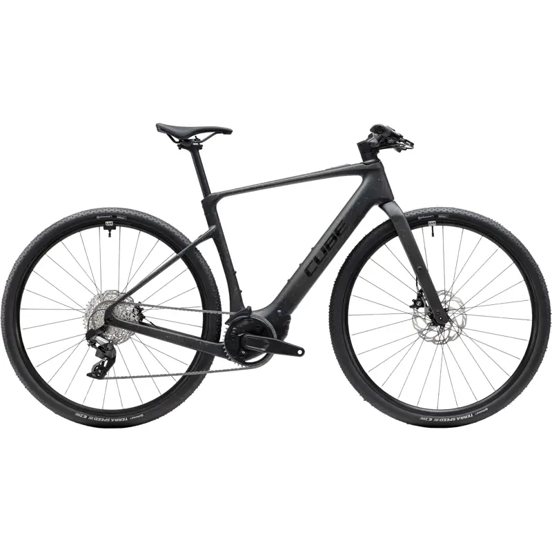 Balfes Bikes Cube Nulane Hybrid C:62 SLX 400X Carbon Electric bike 2027 in Mineralblack/Orange | Free postage over £30, £10 off first order, price match & 0% finance.