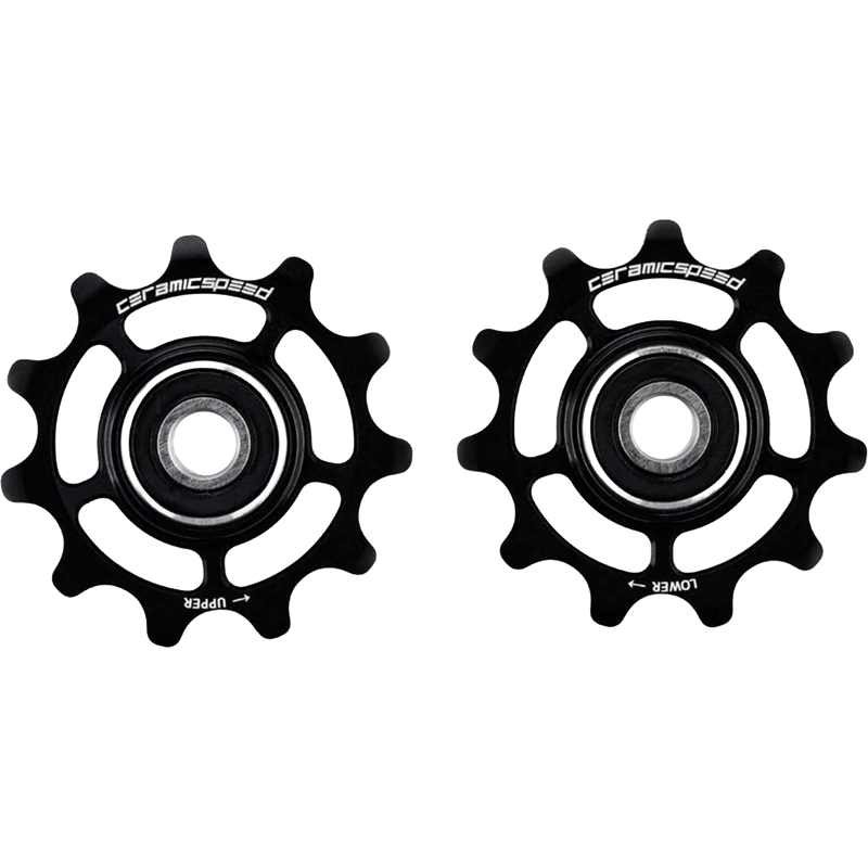 Balfes Bikes Ceramicspeed CeramicSpeed Shimano 12s Road Pulley Wheels 9250 8150 7150 in Black | Free postage over £30, £10 off first order, price match & 0% finance.