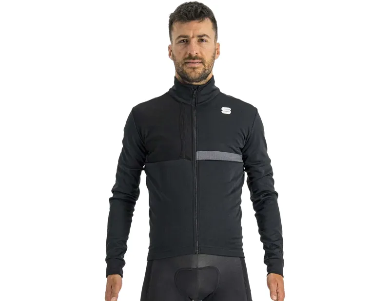Balfes Bikes Sportful Giara Softshell Long Sleeve Jersey in Black | Free postage over £30, £10 off first order, price match & 0% finance.