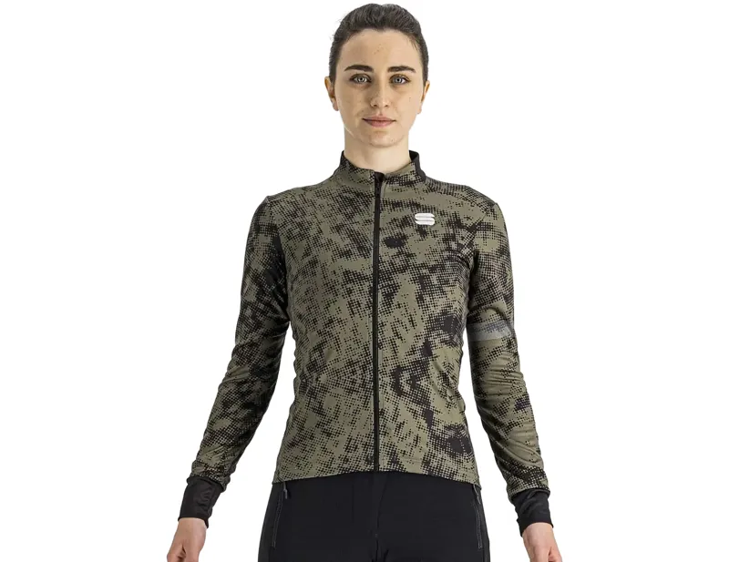 Balfes Bikes Sportful Escape Supergiara Women's Thermal Jersey in Beetle/Black | Free postage over £30, £10 off first order, price match & 0% finance.