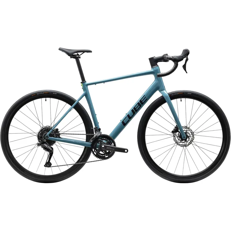 Balfes Bikes Cube Attain Pro Aluminium road bike 2027 in Surfblue/Black | Free postage over £30, £10 off first order, price match & 0% finance.