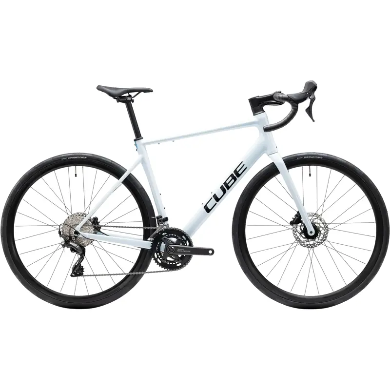 Balfes Bikes Cube Attain Race Aluminium road bike 2027 in Glacier/Black | Free postage over £30, £10 off first order, price match & 0% finance.