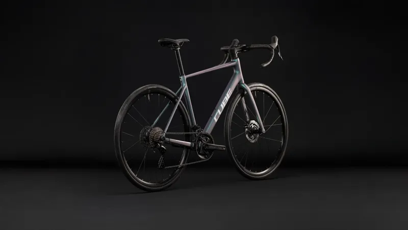 Cube Attain Race Aluminium road bike 2027 in Smaragdgrey/White-4
