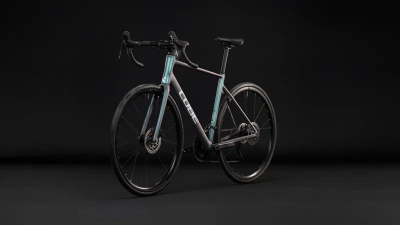 Cube Attain Race Aluminium road bike 2027 in Smaragdgrey/White-3