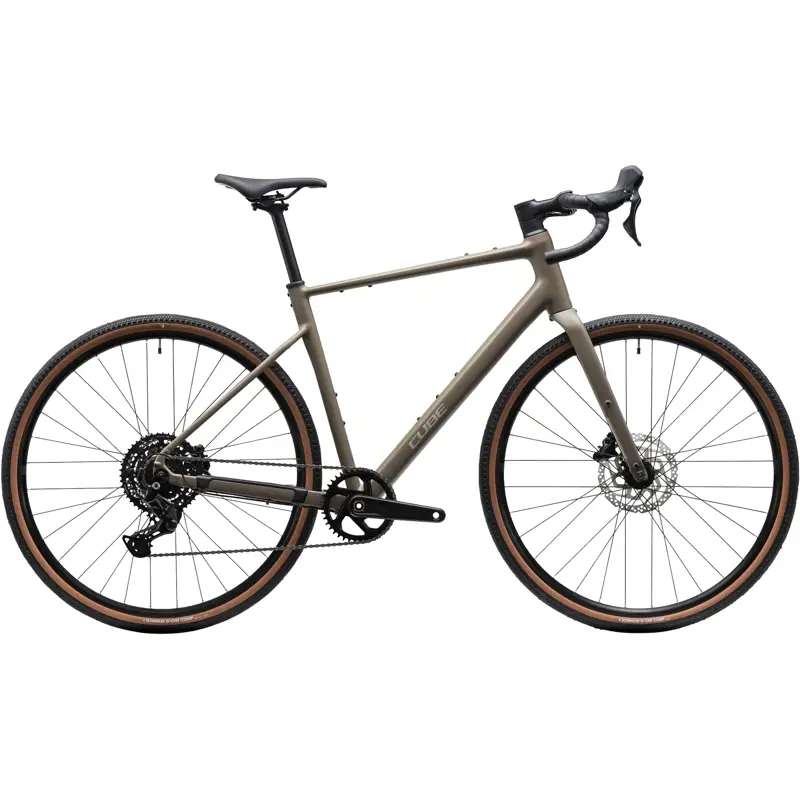 Balfes Bikes Cube Nuroad One Aluminium Gravel bike 2027 in Wood/Grey | Free postage over £30, £10 off first order, price match & 0% finance.