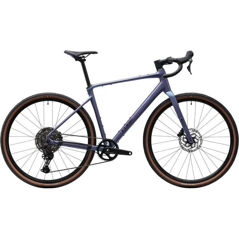 Balfes Bikes Cube Nuroad Pro Aluminium Gravel bike 2027 in Mysticpurple/Black | Free postage over £30, £10 off first order, price match & 0% finance.