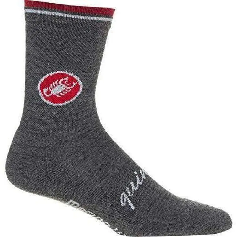 Castelli Quindici Soft Socks in Anthracite