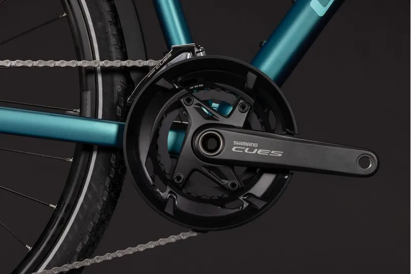 Cube Kathmandu EXC Touring Bike in Metallicpetrol Sea-7
