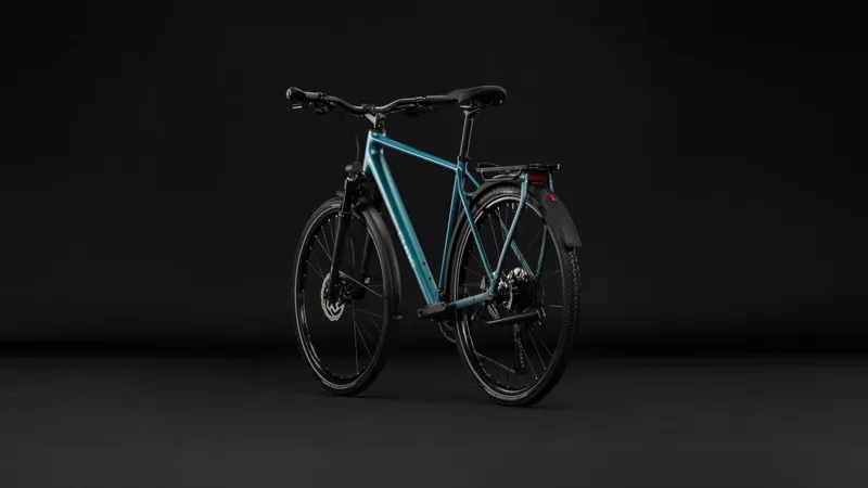 Cube Kathmandu EXC Touring Bike in Metallicpetrol Sea-4