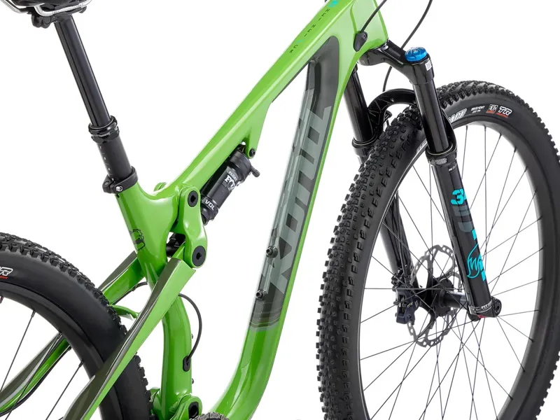 Kona Hei Hei CR Full Suspension Mountain Bike 2025 in Green-3