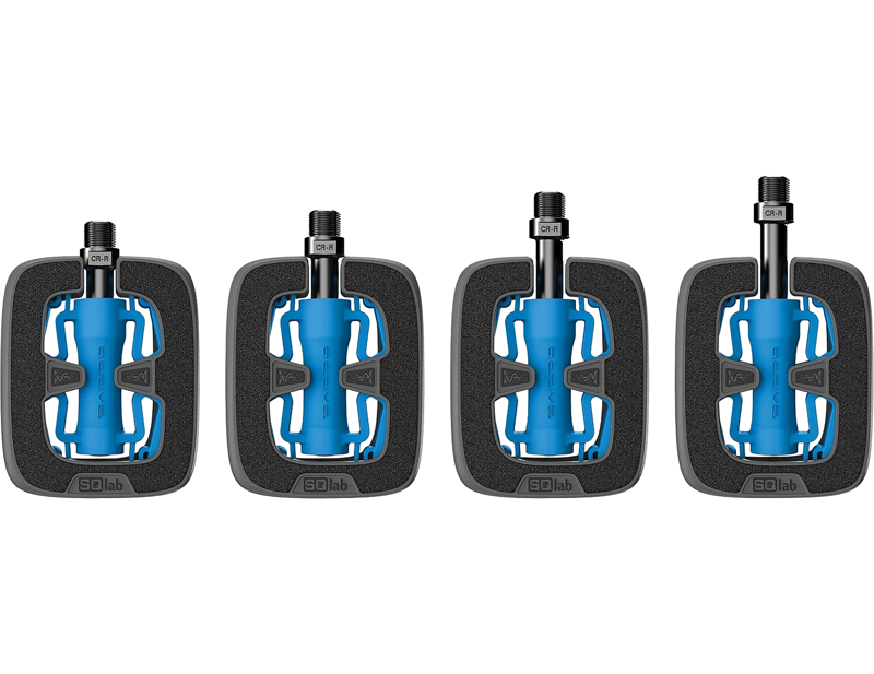 SQlab 502 Active Pedals in Black/Blue-1