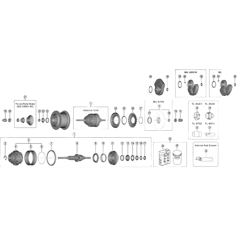 Balfes Bikes Shimano SG-8R20 Nexus clutch unit | Free postage over £30, £10 off first order, price match & 0% finance.