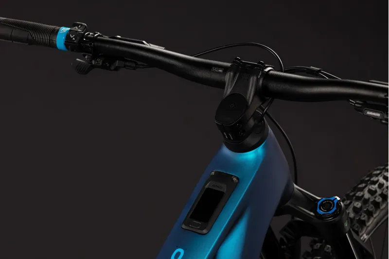 Cube Stereo Hybrid One44 HPC EXC 800 Electric Full Suspension MTB 2027 in Nebula Blue-5