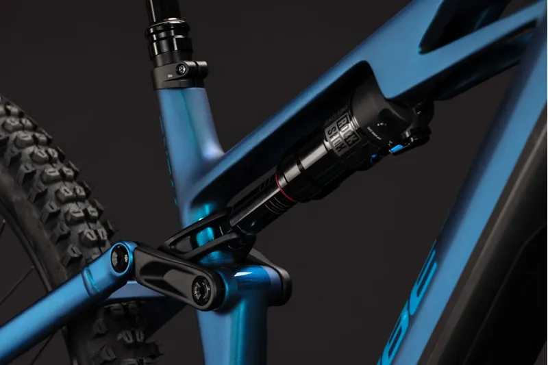 Cube Stereo Hybrid One44 HPC EXC 800 Electric Full Suspension MTB 2027 in Nebula Blue-9