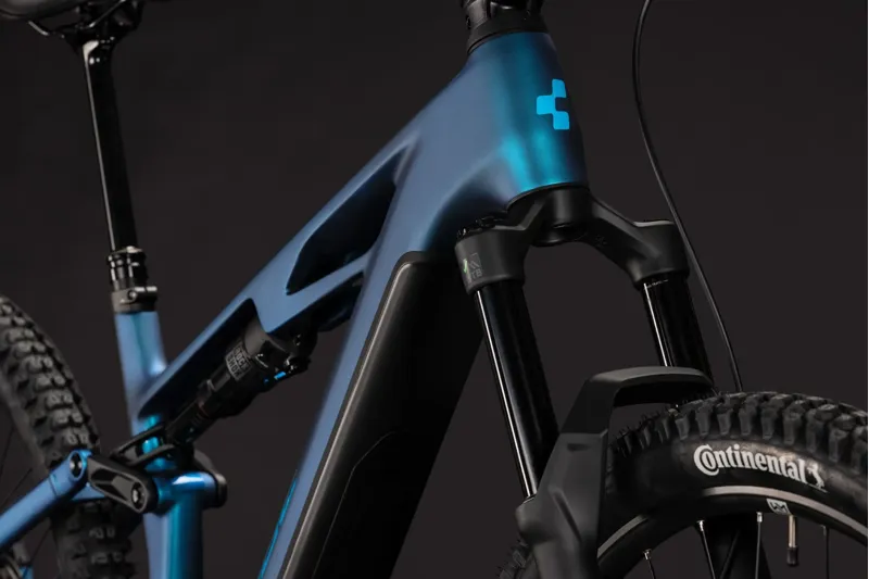 Cube Stereo Hybrid One44 HPC EXC 800 Electric Full Suspension MTB 2027 in Nebula Blue-10