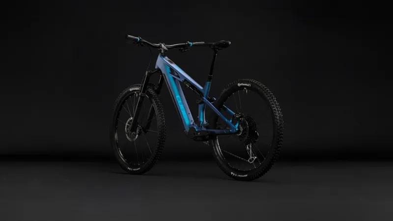 Cube Stereo Hybrid One44 HPC EXC 800 Electric Full Suspension MTB 2027 in Nebula Blue-4