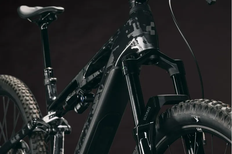 Cube Stereo Hybrid One44 HPC Super TM 800 Electric Full Suspension MTB 2027 in Graphiteglitch Grey-5