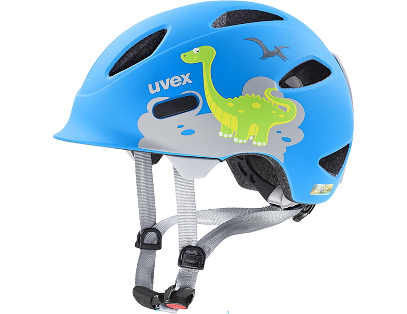 Uvex Oyo Kids Helmet in Dino Blue Matt